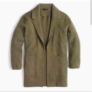 J. Crew Sophie Open Front Sweater Blazer